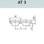 Timing Belt Open-Ended AT3